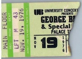 George Benson Ticket Stub Novembre 19 1976 Albany New York - £40.50 GBP