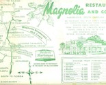 Magnolia Restaurant &amp; US 17 Travel Mat Placemat Hardeeville South Carolina - $13.86