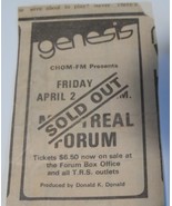  Genesis Flyers Memorabilia Collection Reviews Newspaper Ads Phil Collin... - $14.77