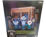 Disney Haunted Mansion Hitchhiking Ghosts Blowup Inflatable Light Up 9ft... - £99.91 GBP