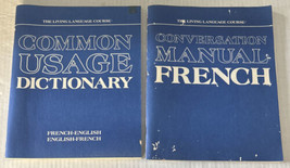 The Living Language Course Lot Common Usage Dictionary &amp; Conversation Manual - £11.06 GBP