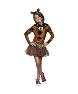 Girls Scooby Doo Brown Tutu Dress Halloween Costume-sz 8/10 - £27.05 GBP