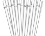 Alink 12-Pack Reusable Plastic Clear Straws, 13 Inch Extra Long Tumbler ... - £10.40 GBP