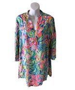 Lilly Pulitzer Esme Cover Up Dress in Bennet Blue Surf Gypsea, Small - $74.58