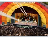 Radio City Music Hall Performance New York City NYC NY UNP Linen Postcar... - $3.91