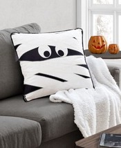 Lacourte Mummy Halloween Decorative Pillow Size 20 X 20 Color Black - $44.55