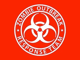 ZOMBIE TSHIRT Zombie Outbreak Response Team T-Shirt Horror Mens Kids Tee... - $12.95