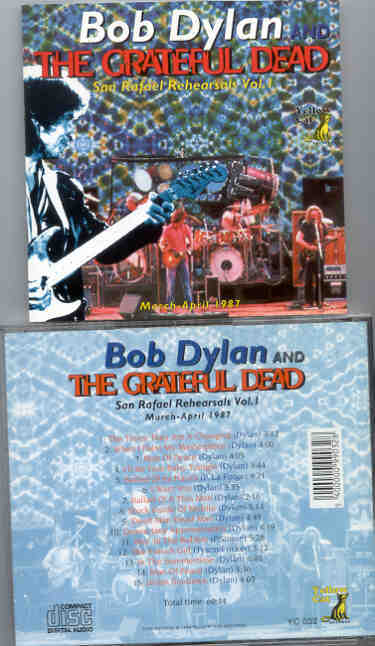Bob Dylan - San Rafael Rehearsals vol. 1 ( Yellow Dog ) ( with Grateful ... - $22.99