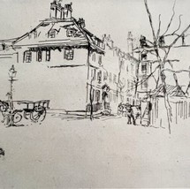 Temple Etching Print 1922 James McNeill Whistler Unknown State Art SmDwC3 - £22.53 GBP