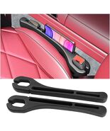 Car Seat Gap Filler 2PCS, Seat Gap Organizer with phone holder, Black - $15.00
