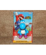 New! World of Nintendo Light Blue Yoshi 2.5&quot; Jakks Pacific Figure Free S... - £8.55 GBP