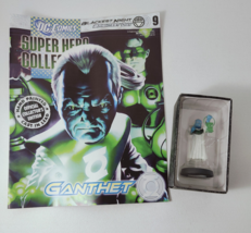 Eaglemoss DC Super Heroes #9  Lead Figure Ganthet Guardian &amp; Magazine - £16.04 GBP