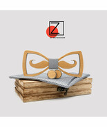 Wooden High Fashion Plaid Necktie for Men - €26,91 EUR+