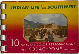 Indian Life of the Southwest souvenir booklet, 10 natural color pics 1950s - £9.40 GBP