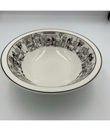 9&quot; Round Vegetable Bowl Epoch Le Restaurant The Green Lantern Black &amp; White - $775.40 MXN