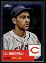 2022 Topps Chrome Platinum Anniversary Lou Boudreau Cleveland Indians #199 - £1.49 GBP