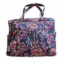 Vera Bradley Midnight Wildflowers Multicolor Large Tote Handbag Purse - £19.68 GBP