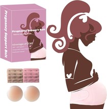 Maternity Belt Pregnant Women&#39;s Belt Breathable Belly Band for Pregnancy  (Pink) - £12.13 GBP