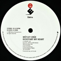 Motley Crue &quot;Kickstart My Heart&quot; 1989 Vinyl 12&quot; Single Promo Ed 5419 ~Rare~ Htf - £35.96 GBP