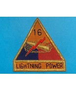 POST WWII, U.S. ARMY, OCCUPATION PERIOD, 16th ARMORED DIVISION, PATCH,  ... - $48.02 CAD