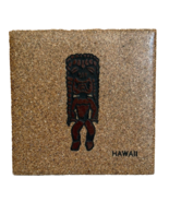 Hawaii Vintage Handmade Trivet Tile Decoration Tiki Man - $40.85 CAD