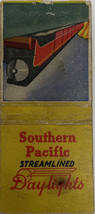 Southern Pacific Streamlined Daylights Railway Train Matchbook Cover - £5.49 GBP