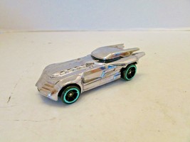 Mattel 2003 Hot Wheels Batmobile Chrome Diecast Car Dc Comics Lot D - £11.65 GBP