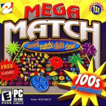 E Games Mega Match (PC-CD, 2004) For Windows 98/Me/2000/XP - New In Retail Sleeve - £4.68 GBP