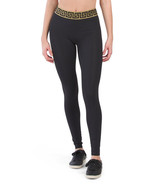 Pheel Grecian Gold Metallic Waistband HighWaist Leggings NWT Carbon38 Ba... - $55.00