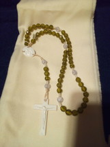 Vintage Plastic Rosary - $57.10 MXN