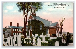Old Swedes Church Philadelphia PA Pennsylvania UNP DB Postcard N20 - £3.07 GBP
