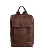 Handmade Vintage Style Vegetable Tanned Leather Backpack ,Travel Backpack - $267.86