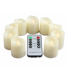 9 Pcs Valentines Day Flameless LED Tea Light Candles with Remote - $43.72
