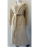 Vintage Bill Haire for Freidricks 100% Cashmere Ivory Belted Coat Size 8 - £200.78 GBP