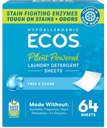 Laundry Detergent Sheets Vegan, No Plastic Jug, No Mess &amp; Liquid Free - ... - €20,14 EUR