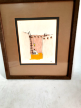Vintage Watercolor Painting, Southwest Scene, Framed, Artist Unknown, Be... - $35.18