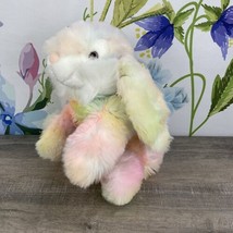 People Pals Floppy Bunny Plush 16" Pastel Rainbow Colors A&A Easter Rabbit - $12.00