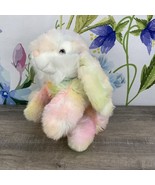 People Pals Floppy Bunny Plush 16&quot; Pastel Rainbow Colors A&amp;A Easter Rabbit - £9.38 GBP