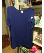 Time and Tru Blue Maternity Top  Size SM  Short Sleeve - $1.49