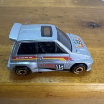 2017 HOT WHEELS &#39;85 HONDA CITY TURBO II SILVER 1:64 DIECAST 2 1/8&quot; CAR W... - $196.85 MXN