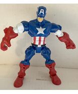 Marvel Super Hero Mashers Figures Lot Thanos and Captain America - $11.87