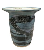 Bryan Becker Clay Werks Studio Art Pottery Wine Chiller Signed Riesling ... - $48.81