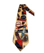 Vtg  Ice Cold Coca Cola Novelty Label &amp; Bottle Thermometer Print Men&#39;s N... - $355.08 MXN