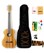 30 Inch Satin Zebrawood Acoustic Electric Ukulele With Truss Rod with EQ - £52.91 GBP