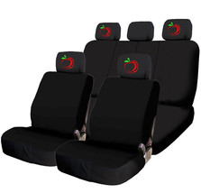 For FORD Car Truck SUV Seat Covers Set New Red Apple Design Front Rear - £27.17 GBP