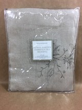 Restoration Hardware - Floral Garden Embroidered Bedding - 26&quot;x26&quot; Euro Sham - £31.45 GBP
