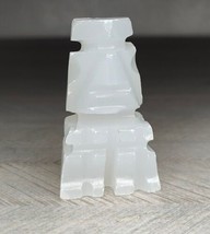 Vintage Aztec Carved Onyx Stone Replacement Chess Piece White Pawn (h)  - £10.45 GBP