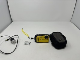 Fujifilm FINEPIX XP120 5x Water/Shockproof Digital Camera Yellow W/Case - £71.95 GBP