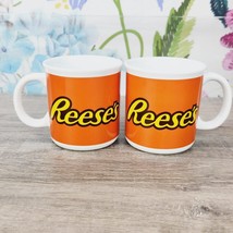 Reeses Peanut Butter Cup 12 Ounce Ceramic Coffee Cups Mugs Set of 2 Hersheys - £7.99 GBP