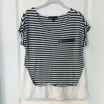 Women&#39;s Outback Red Navy &amp; White Striped Top Small - £9.41 GBP